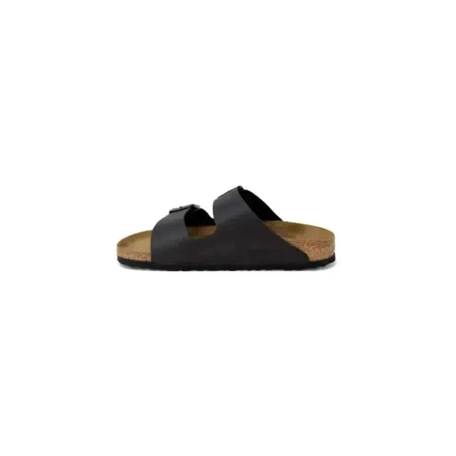 Birkenstock Women's Black Sandals with Buckle and Bow