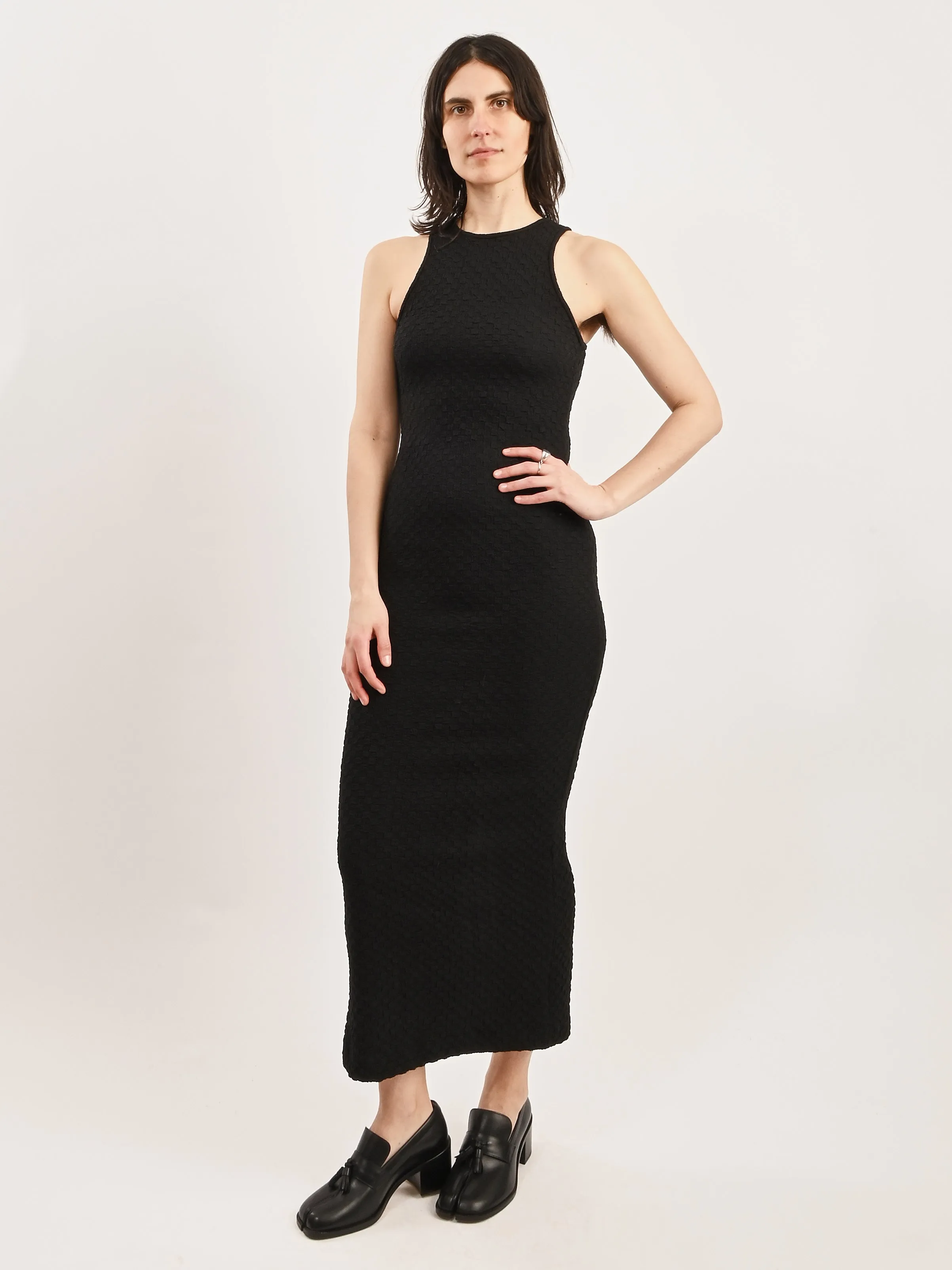 Black Racerback Maxi Dress