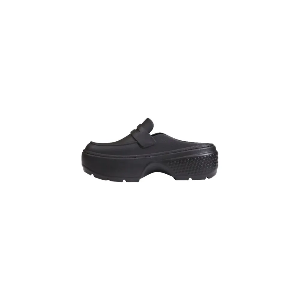 Black Synthetic Sandal