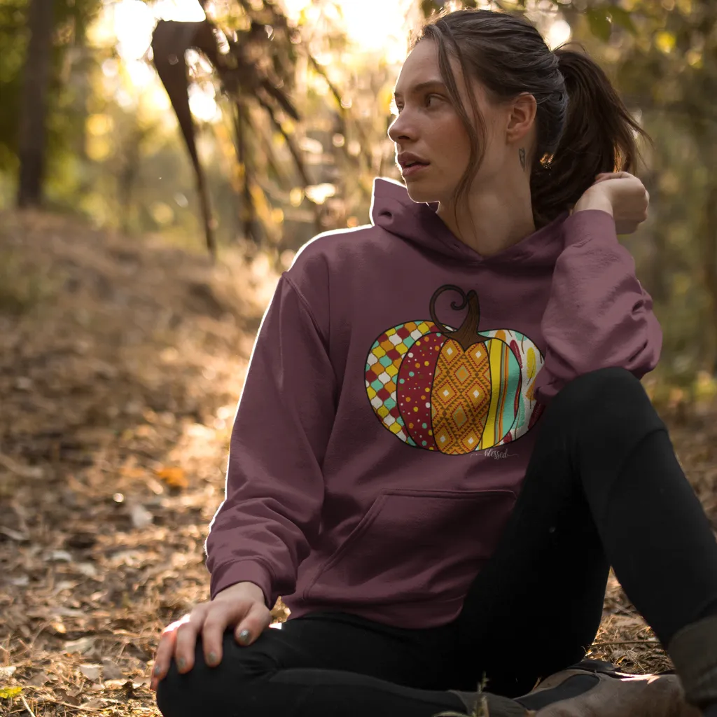 Blessed Pumpkin Gildan Hoodie – Cozy Fall Christian Hoodie for Autumn