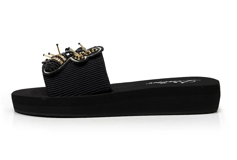 Bling Bee Women Slides