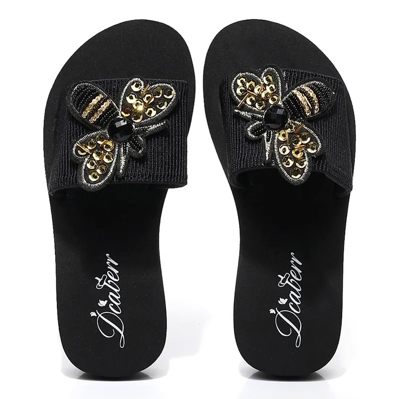 Bling Bee Women Slides