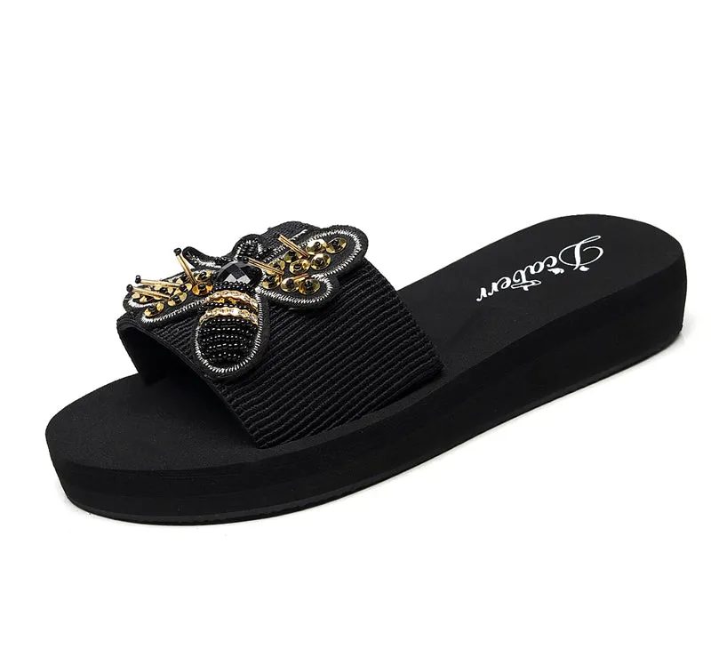 Bling Bee Women Slides