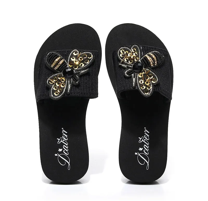 Bling Bee Women Slides
