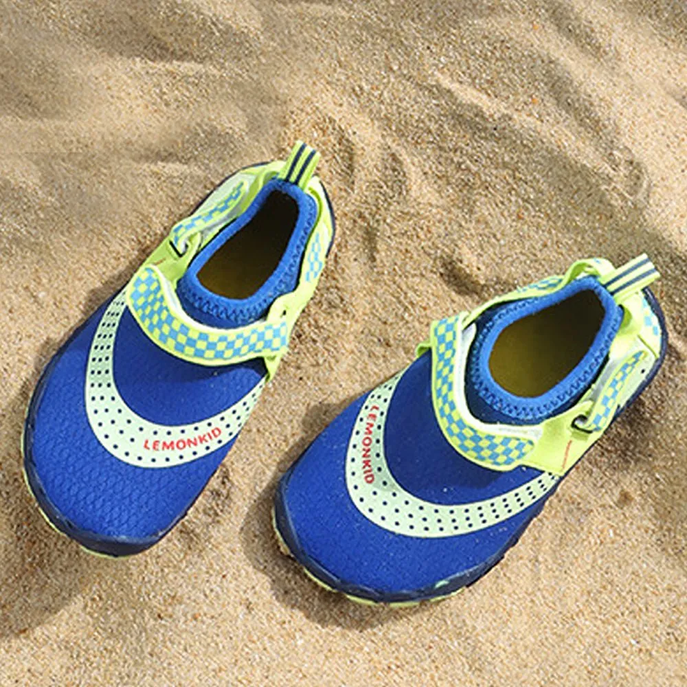 Blue & Green Anti Skid Land and Water Outdoor adventure Shoes for Kids