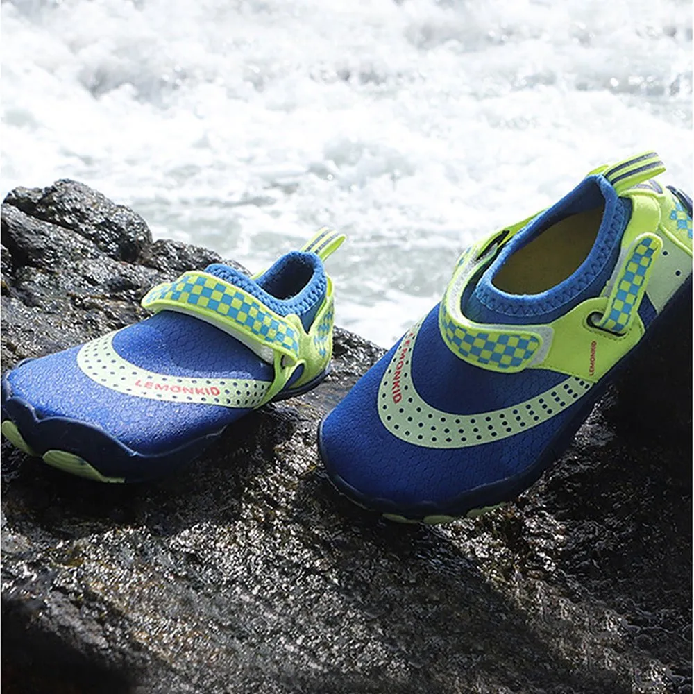 Blue & Green Anti Skid Land and Water Outdoor adventure Shoes for Kids