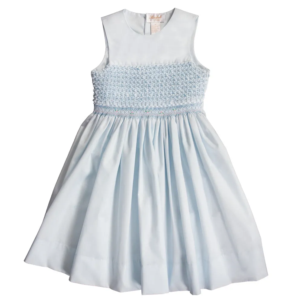 Blue Popcorn English Smocked Sundress