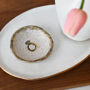 Blue Stone Ring Dish