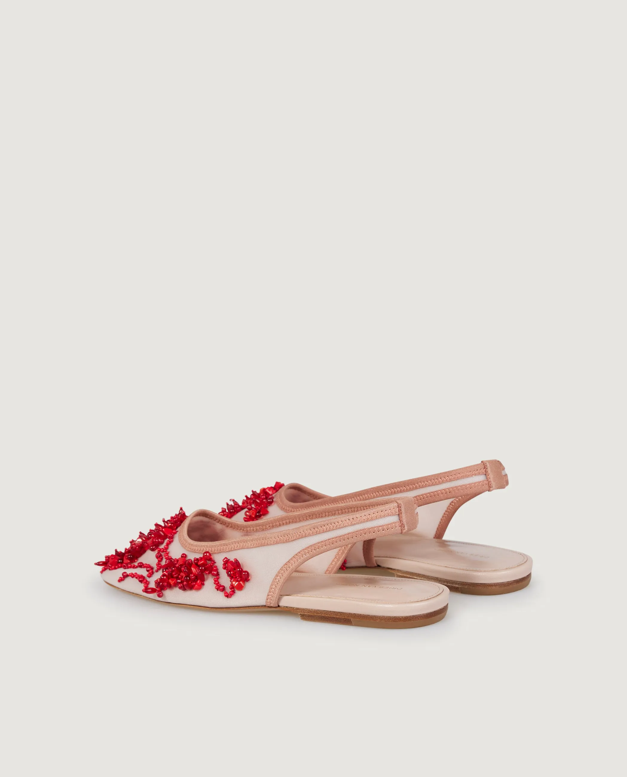 Blush Slip-On Shoes - rood