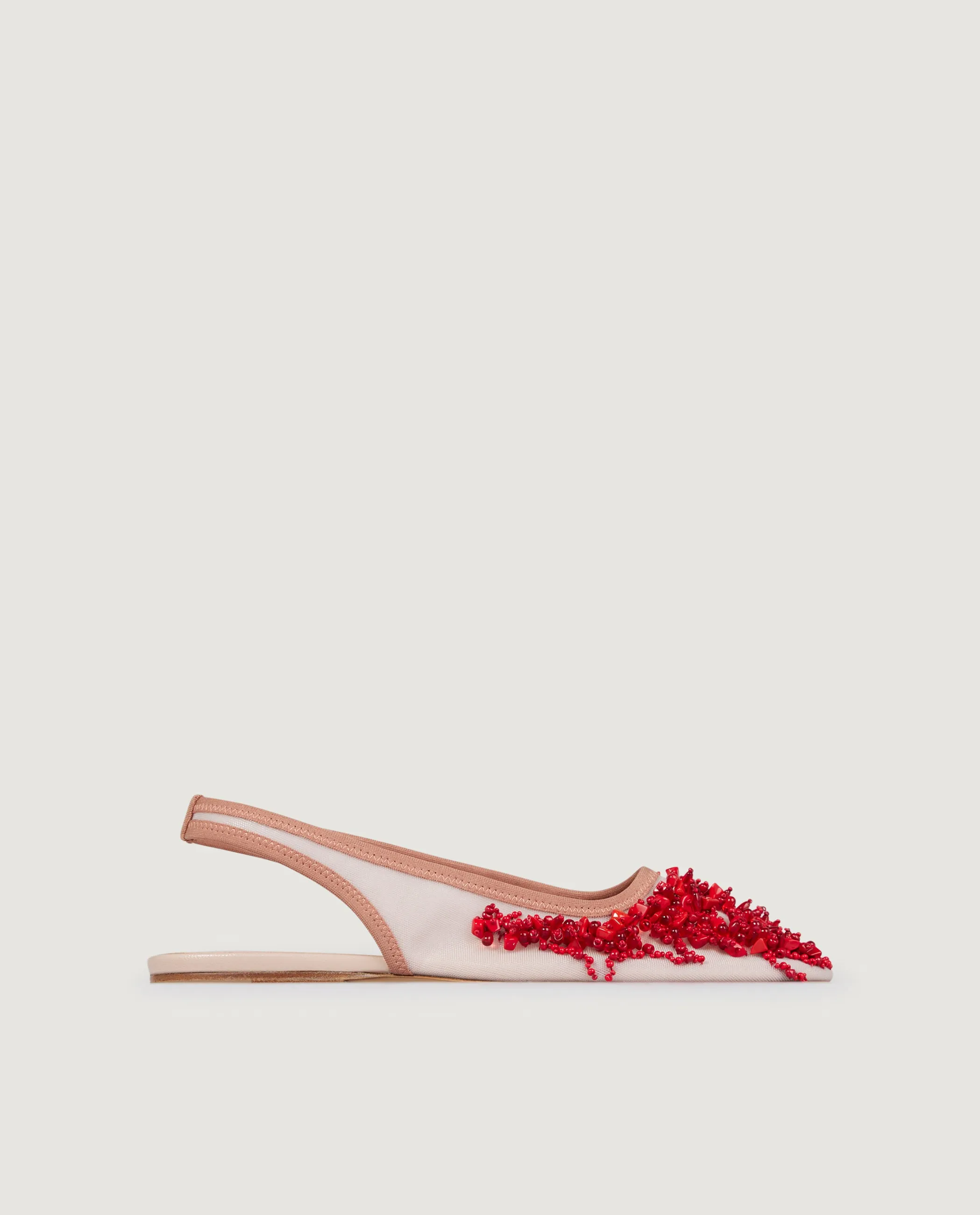 Blush Slip-On Shoes - rood