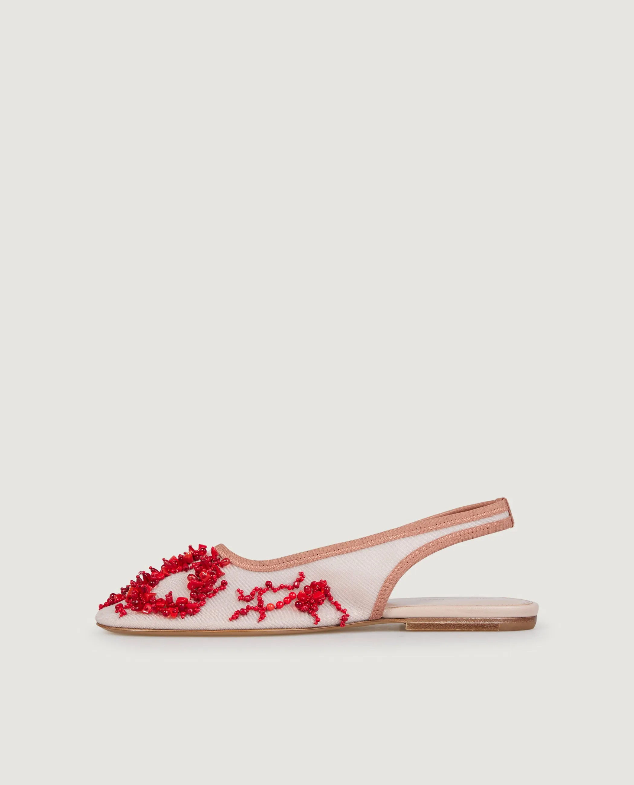 Blush Slip-On Shoes - rood