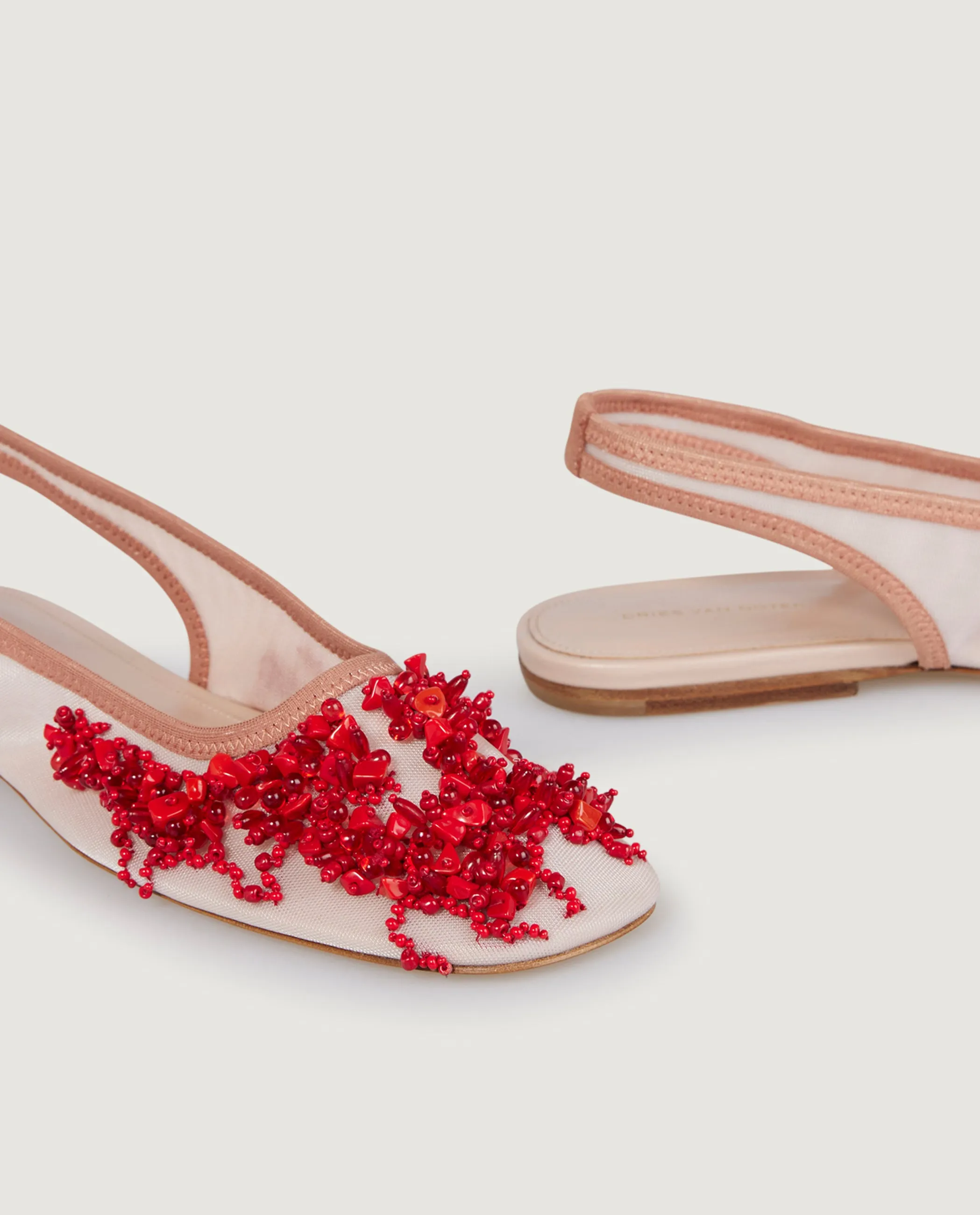 Blush Slip-On Shoes - rood