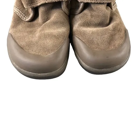 Bogs Boys Sz1 Brown Sammy Boot, Outdoor, Play, Leather, Waterproof, Suede