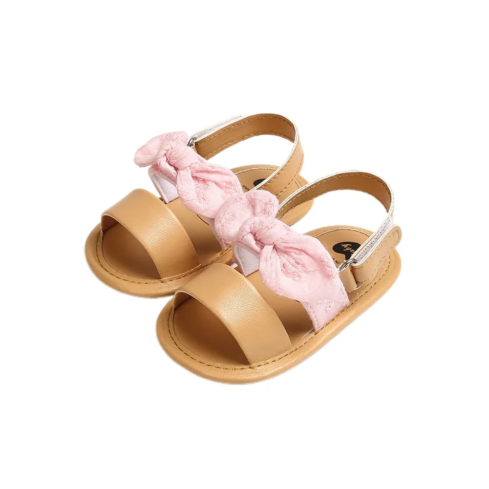 Bow Tan Sandals