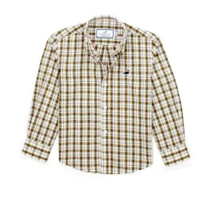 Boys Seasonal Sportshirt Olive Grove || Properly Tied