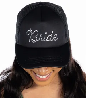 Bride - Rhinestone Embellished Trucker Hats by Funky Junque