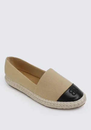 Britney Comfy Espadrilles In Nude