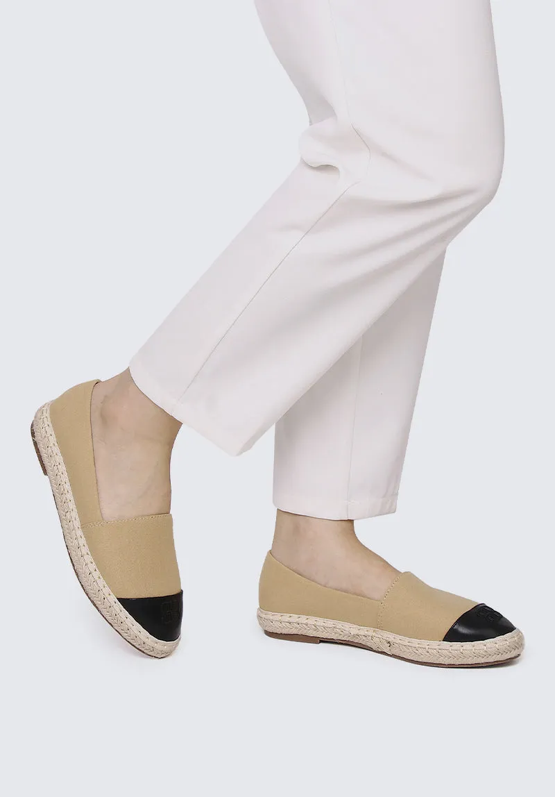 Britney Comfy Espadrilles In Nude