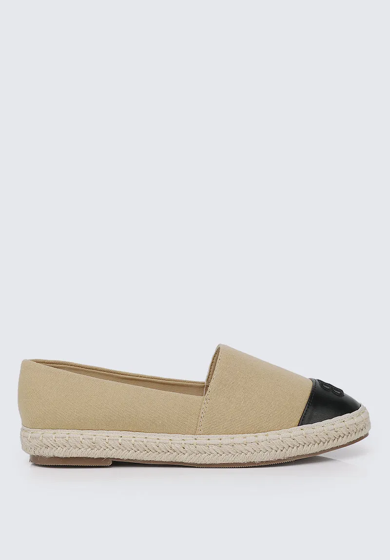 Britney Comfy Espadrilles In Nude