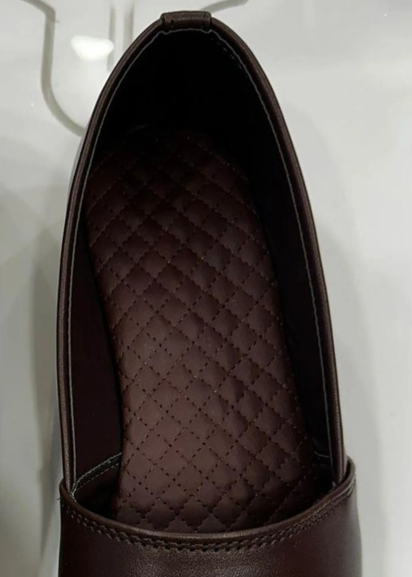 BROWN CUT SHOE FOR MEN