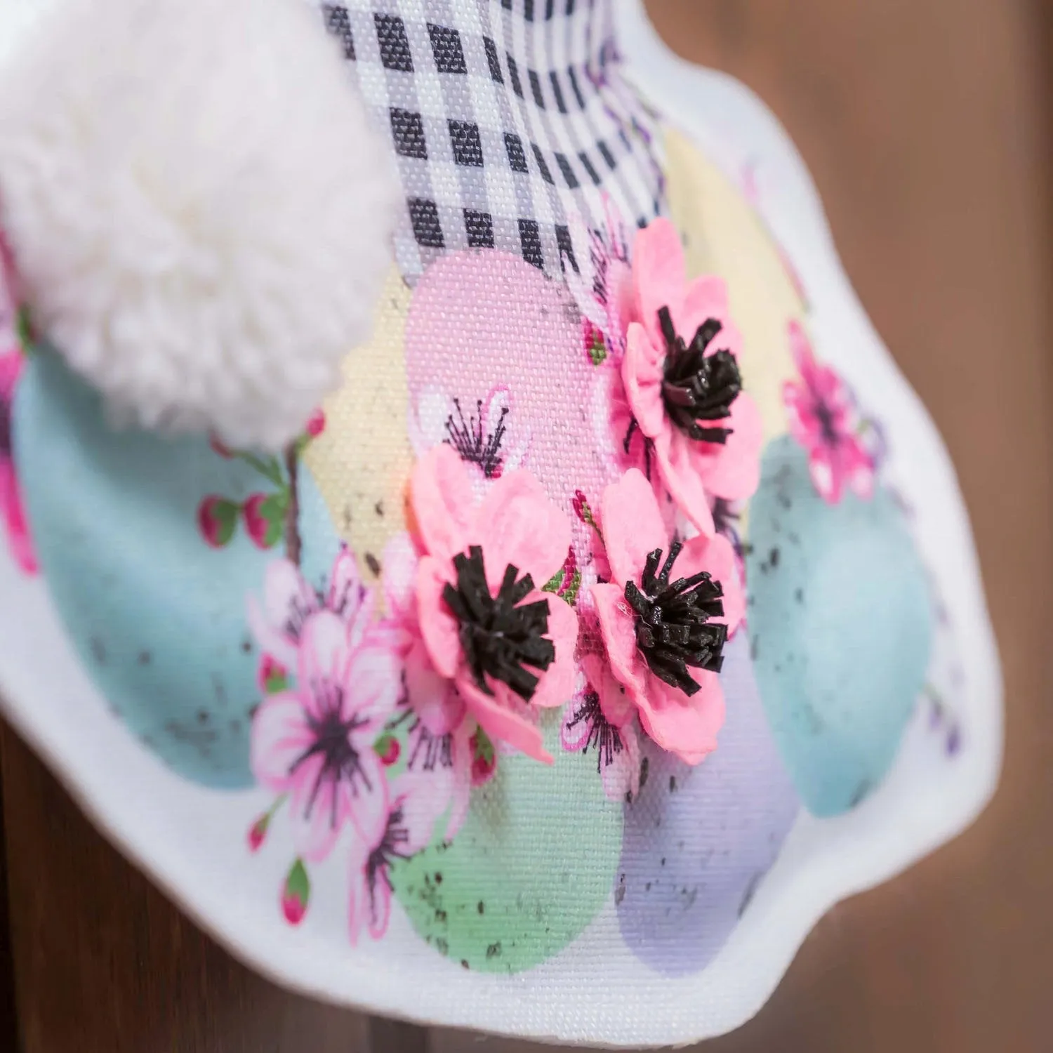 Buffalo Check Bunny Door Décor,2dhb1828