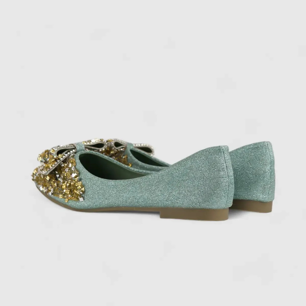 Bulbul Bling Pump Green HAR020