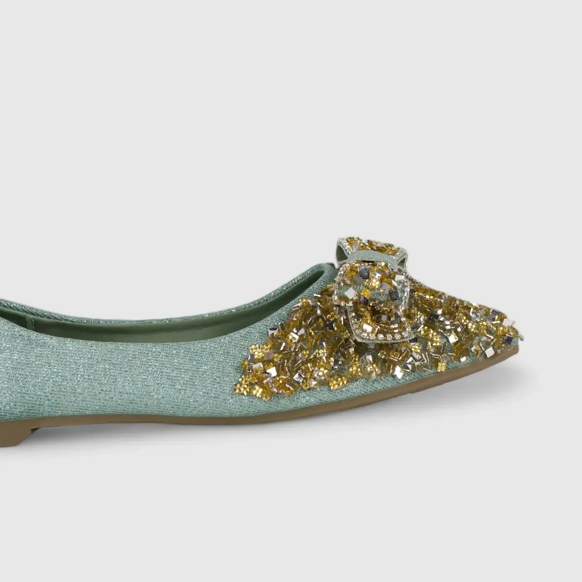 Bulbul Bling Pump Green HAR020