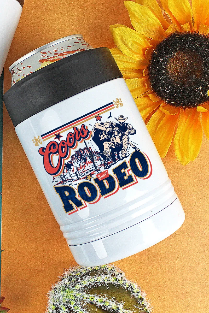 Bull Rider Coors Rodeo Stainless Steel Hugger 12oz