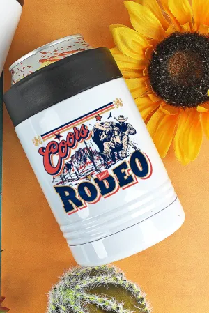 Bull Rider Coors Rodeo Stainless Steel Hugger 12oz
