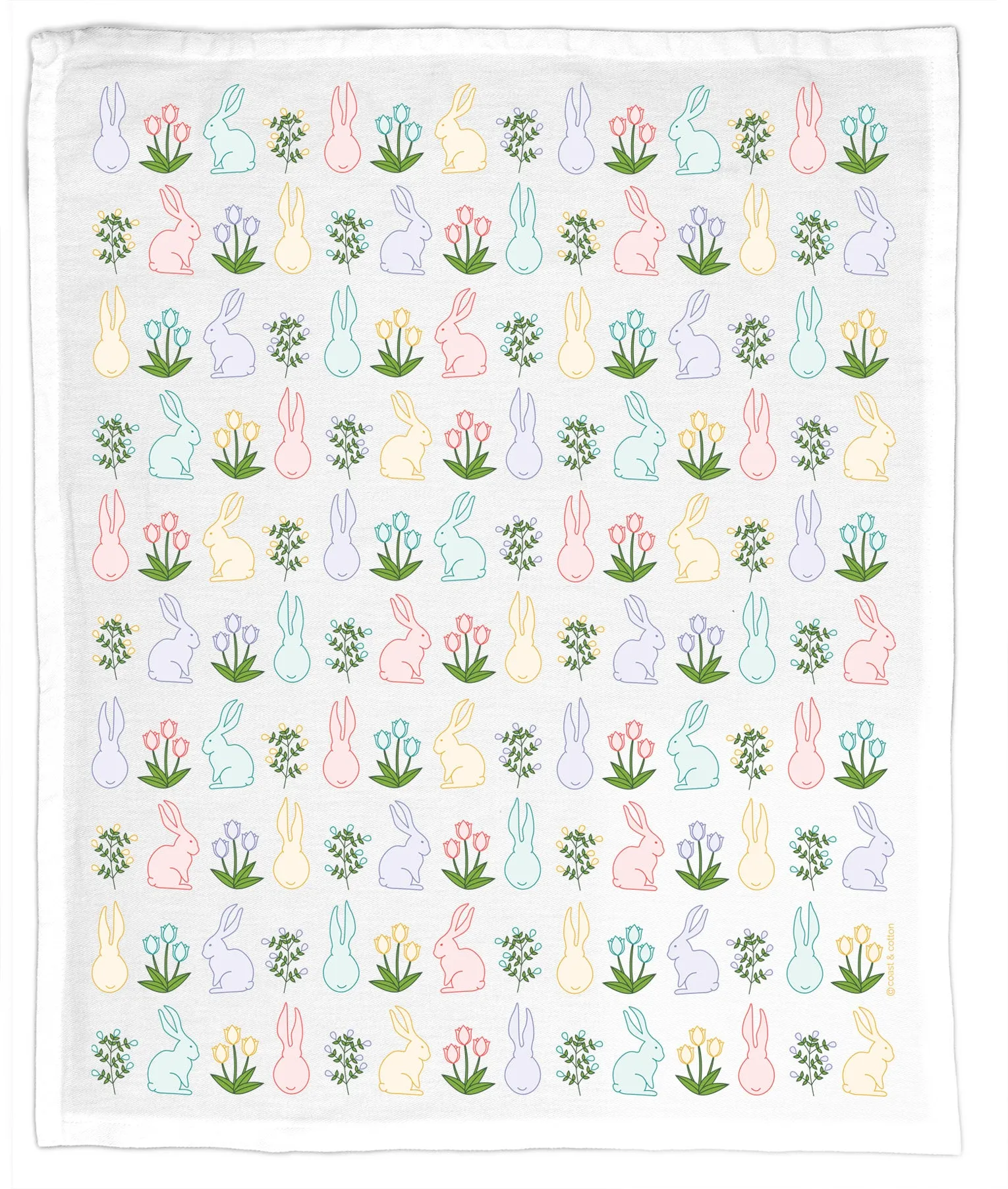 Bunny Garden, Hand Towel