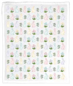 Bunny Garden, Hand Towel
