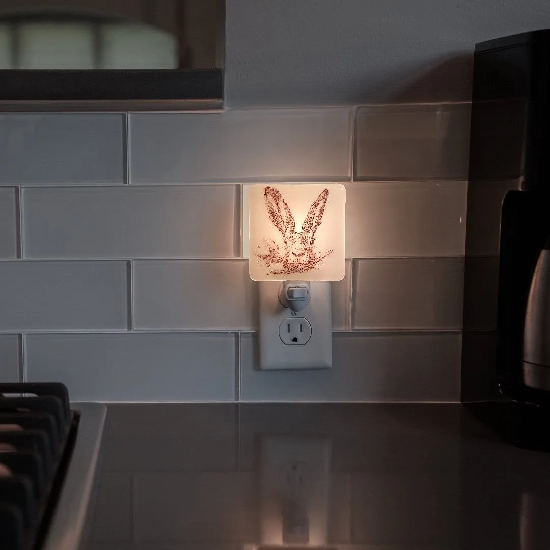 Bunny Rabbit Eating Tulips