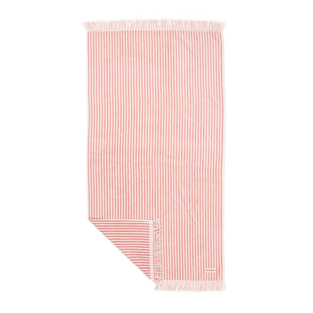 Business & Pleasure - The Beach Towel - Laurens Pink Stripe