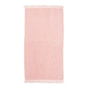 Business & Pleasure - The Beach Towel - Laurens Pink Stripe