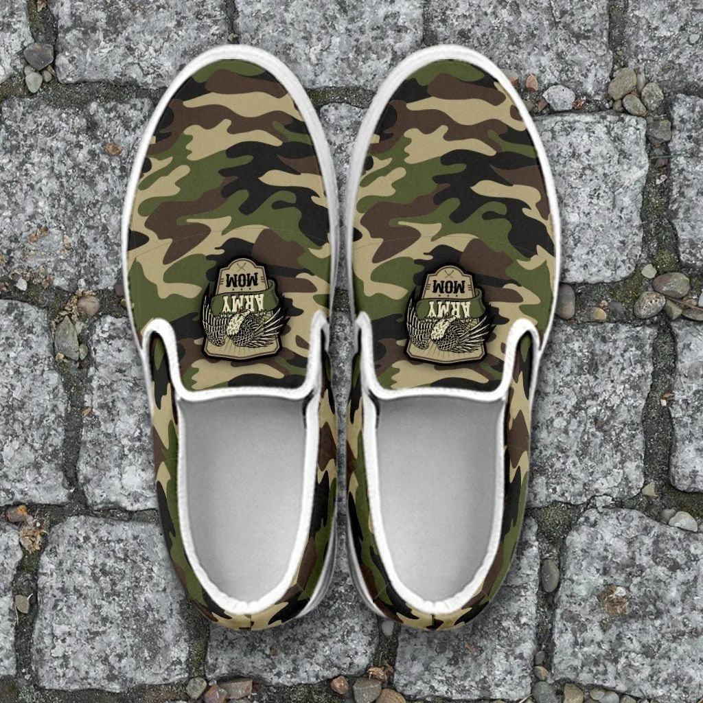 Camouflage Slip Ons