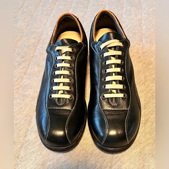 CAMPER Mens US 9 EU 42 Pelotas Black Leather Lace up Shoes Orig$255 Worn 1x