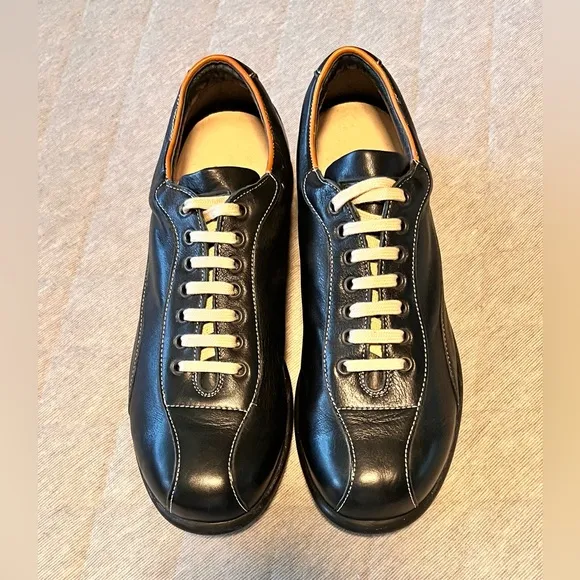 CAMPER Mens US 9 EU 42 Pelotas Black Leather Lace up Shoes Orig$255 Worn 1x