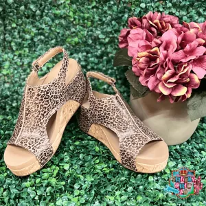 Carley Wedges - Small Leopard