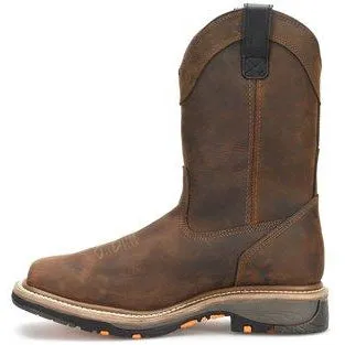 Carolina Men's ACompositeuator 11" Composite Toe Waterproof Metguard Work Boot - Brown - CA8537
