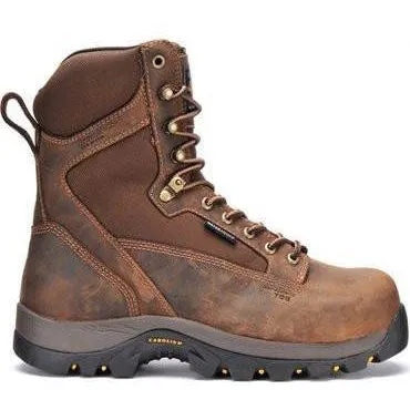 Carolina Men's Forrest 8" Waterproof Ins Composite Toe Work Boot - Brown - CA4515