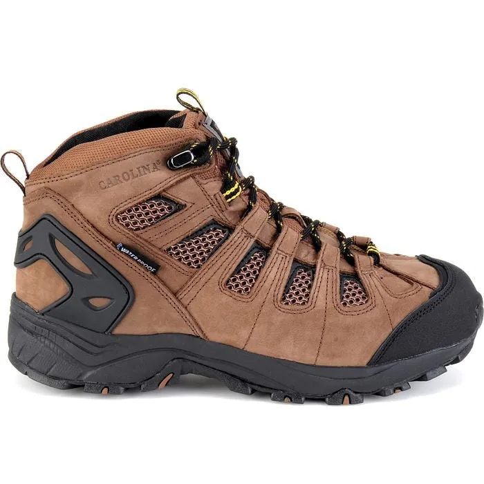 Carolina Men's Quad 5" Carbon Comp Toe Waterproof Hiker Work Boot -Brown- CA4525