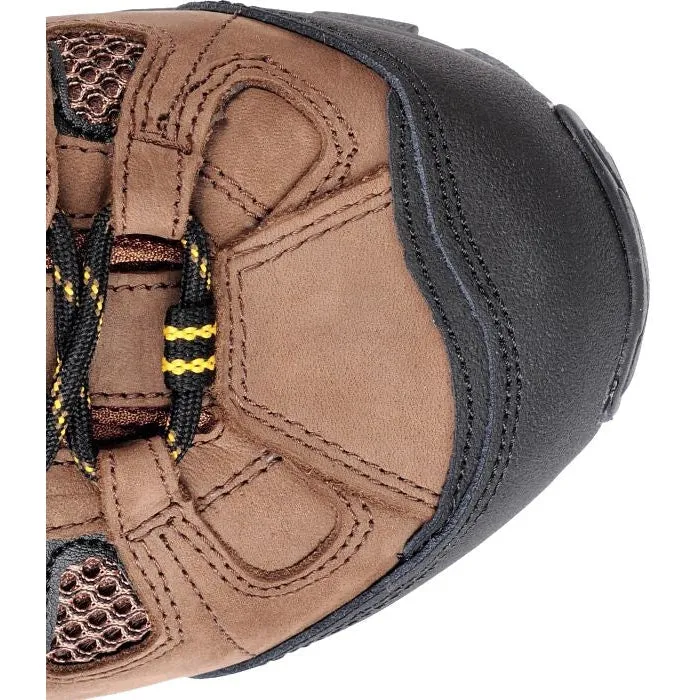 Carolina Men's Quad 5" Carbon Comp Toe Waterproof Hiker Work Boot -Brown- CA4525