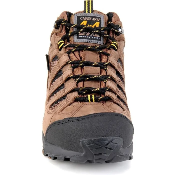 Carolina Men's Quad 5" Carbon Comp Toe Waterproof Hiker Work Boot -Brown- CA4525