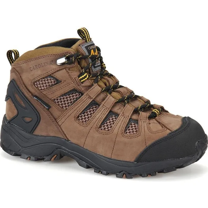Carolina Men's Quad 5" Soft Toe Waterproof Slip Resist Hiker Boot -Brown- CA4025