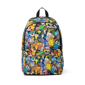 Cartoon Unisex Fabric Backpack - made to order