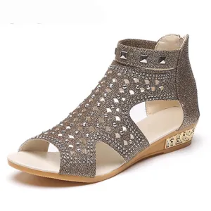 Casual Rome Summer Shoes Fashion Rivet Gladiator Wedges