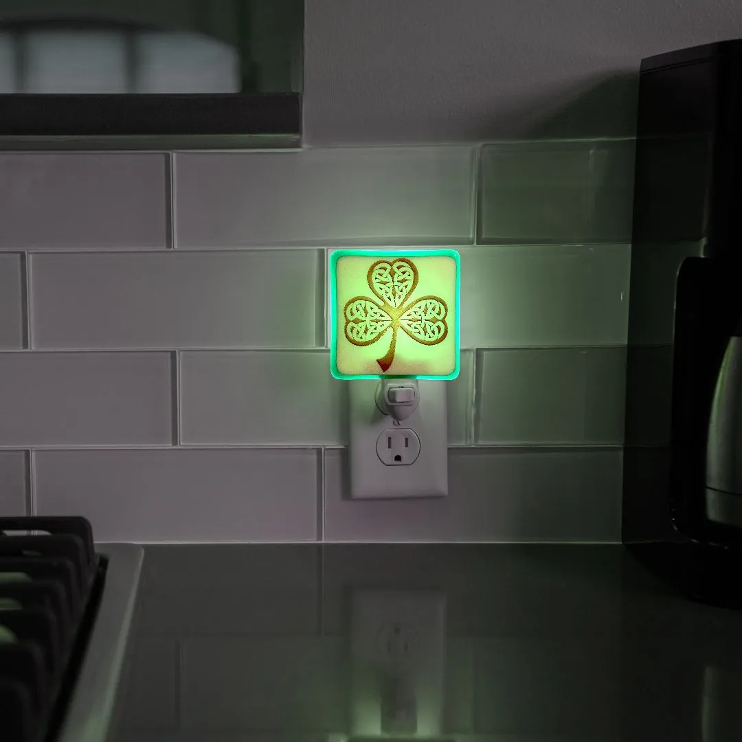 Celtic Knot Shamrock Night Light