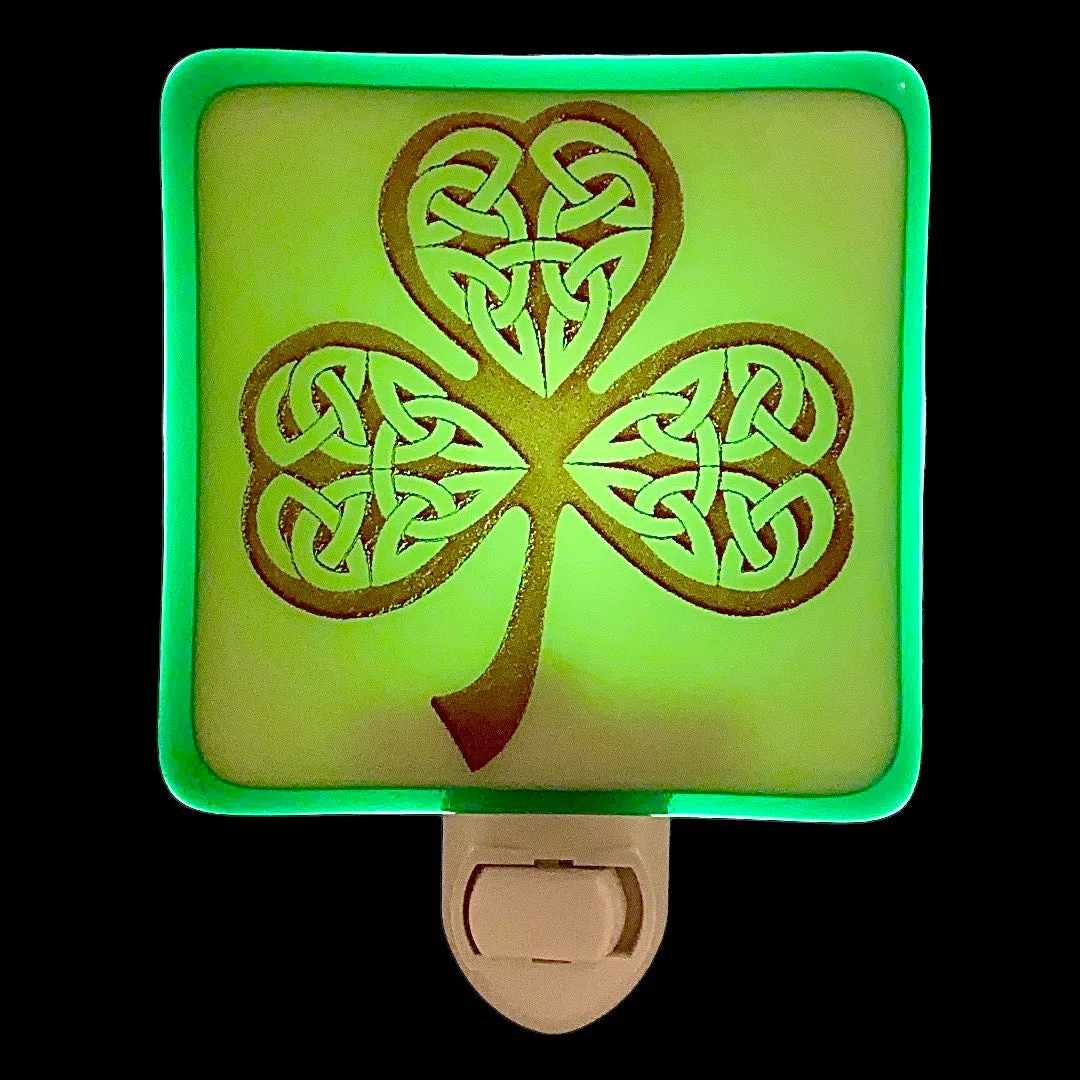 Celtic Knot Shamrock Night Light