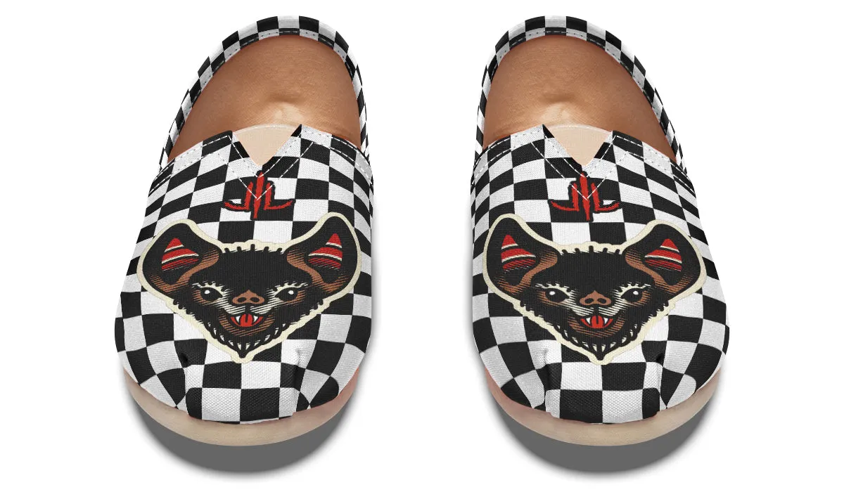 Checkered Bats V2 Casual Shoes