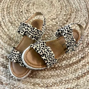 Cheetah Suede Sandals